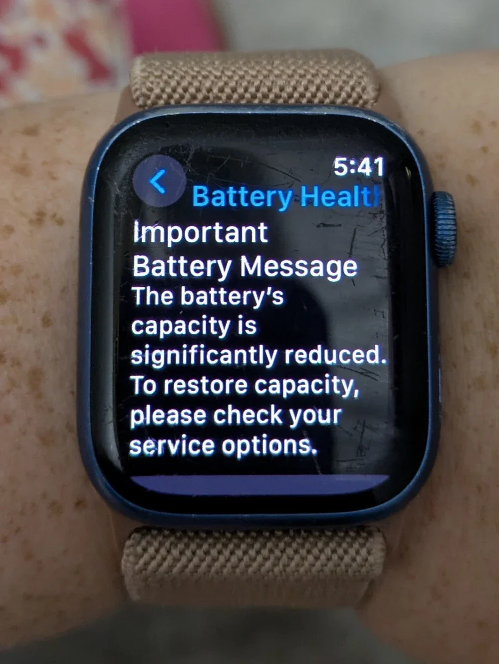 Apple Watch series 7 Blue